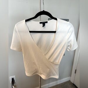 Cross-cross Short Sleeve Top